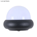 GobekUsa Contemporary Black Flush Wall Sconce with 1/2-Light for Patio - Plastic Ball
