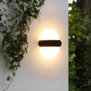 GobekUsa Contemporary Black Flush Wall Sconce with 1/2-Light for Patio - Plastic Ball