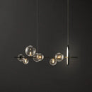 GobekUsa Contemporary Black Glass Pendant Lighting for Dining Table - Island Ceiling Light