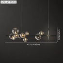 GobekUsa Contemporary Black Glass Pendant Lighting for Dining Table - Island Ceiling Light