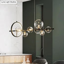 GobekUsa Contemporary Black Glass Pendant Lighting for Dining Table - Island Ceiling Light
