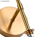 GobekUsa Contemporary Black/Gold Ball Sconce Light - Opal Glass, LED, Flush Mount, 2 Lights