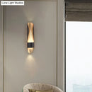 GobekUsa Contemporary Black LED Metal Wall Sconce with Twisted Tube Design