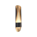 GobekUsa Contemporary Black LED Metal Wall Sconce with Twisted Tube Design