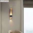 GobekUsa Contemporary Black LED Metal Wall Sconce with Twisted Tube Design