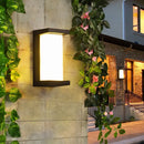 GobekUsa Contemporary Black LED Wall Lamp for Courtyard - Flush Mount Sconce