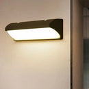GobekUsa Contemporary Black LED Wall Lamp for Courtyard - Flush Mount Sconce
