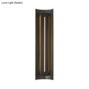 GobekUsa Contemporary Black LED Wall Mounted Bedroom Light with Curve Metal Shade - 1 Bulb