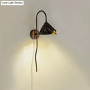 GobekUsa Contemporary Black Lotus Seedpod Wall Light Sconce LED Wall Lamp
