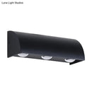 GobekUsa Contemporary LED Wall Sconce – Black Metal Shade, Flush Mount Design