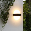 GobekUsa Contemporary Black Flush Wall Sconce with 1/2-Light for Patio - Plastic Ball