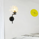 GobekUsa Contemporary Sphere Glass Sconce Light - Bedroom Wall Mount with 1-Bulb