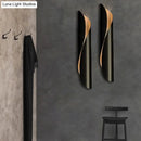 GobekUsa Contemporary Black/White Rolling Sconce Light Fixture - Up/Down Wall Sconce with 2 Lights