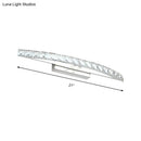 GobekUsa Contemporary Crystal Silver Wall Sconce Light - Bow Shaped Vanity Lighting for Bathroom - Warm/White Light - 17"/21"/27.5" Wide