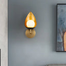 GobekUsa Contemporary Brass LED Wall Sconce Light for Bedroom - Sphere Design
