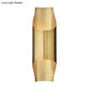 GobekUsa Contemporary Brass Wall Sconce Light with 1 Head - Linear Design for Living Room