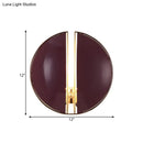 GobekUsa Contemporary Purple Spaced Dome Wall Sconce - Metal 1-Light Mounted Lamp Fixture