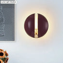 GobekUsa Contemporary Purple Spaced Dome Wall Sconce - Metal 1-Light Mounted Lamp Fixture