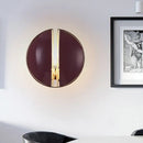 GobekUsa Contemporary Purple Spaced Dome Wall Sconce - Metal 1-Light Mounted Lamp Fixture