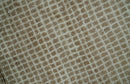 Contemporary Camel and Ivory Geometrical Square Design Hand Knotted 6.7x9.8 Wool Area Rug by The Rug Decor