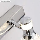 GobekUsa Conic Sconce Light - Contemporary Style Aluminum Vanity Lighting with 2/3/4 Warm/White Lights for Bathroom, Made of Stainless Steel