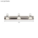 GobekUsa Conic Sconce Light - Contemporary Style Aluminum Vanity Lighting with 2/3/4 Warm/White Lights for Bathroom, Made of Stainless Steel
