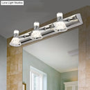 GobekUsa Conic Sconce Light - Contemporary Style Aluminum Vanity Lighting with 2/3/4 Warm/White Lights for Bathroom, Made of Stainless Steel