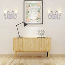 GobekUsa Contemporary Milk Glass Pill Sconce with Chrome LED Flush Mount - 2/3 Lights