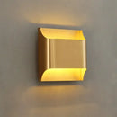 GobekUsa Contemporary Copper Brass Wall Sconce Minimalist Design for Study Living Room Bedside