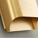 GobekUsa Contemporary Copper Brass Wall Sconce Minimalist Design for Study Living Room Bedside