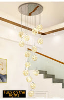 GobekUsa Contemporary Crystal Ball Chandelier - Free Shipping