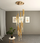 GobekUsa Contemporary Crystal Chandelier for Large Staircase