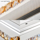 GobekUsa Contemporary Crystal Gold Wall Sconce - Linear Vanity Light with Warm/White Light for Bathroom - Multiple Width Options