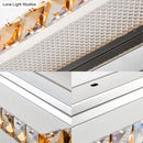 GobekUsa Contemporary Crystal Gold Wall Sconce - Linear Vanity Light with Warm/White Light for Bathroom - Multiple Width Options