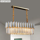 GobekUsa Contemporary Crystal Prisms Island Pendant Light with Silver Finish and 10 Bulbs