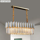GobekUsa Contemporary Crystal Prisms Island Pendant Light with Silver Finish and 10 Bulbs