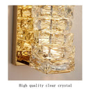 GobekUsa Contemporary Crystal Wall Sconce for Bedside, Bathroom, Corridor, Aisle, TV Background Lighting