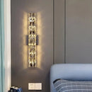 GobekUsa Contemporary Crystal Wall Sconce for Bedside, Bathroom, Corridor, Aisle, TV Background Lighting