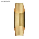 GobekUsa Contemporary Brass Wall Sconce Light with 1 Head - Linear Design for Living Room