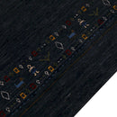 Charcoal Hand Loomed Wool Area Rug - Contemporary Soft Design by The Rug Decor