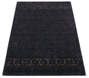 Charcoal Hand Loomed Wool Area Rug - Contemporary Soft Design by The Rug Decor