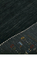 Charcoal Hand Loomed Wool Area Rug - Contemporary Soft Design by The Rug Decor