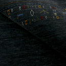 Contemporary Design Charcoal Hand Loomed Wool Area Rug