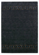 Charcoal Hand Loomed Wool Area Rug - Contemporary Soft Design by The Rug Decor