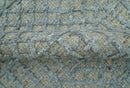Gray and Beige Hand Knotted Wool Area Rug Contemporary Traditional Elegant Style by The Rug Decor