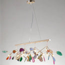 GobekUsa Contemporary Firefly Metal Pendant Light with Round Canopy for Living Room - Island Lighting Solution