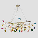 GobekUsa Contemporary Firefly Metal Pendant Light with Round Canopy for Living Room - Island Lighting Solution