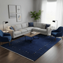 Contemporary Gabbeh Border Design Hand Loomed Wool Area Rug