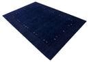 Hand Loomed Wool Gabbeh Border Area Rug - Contemporary Design by The Rug Decor