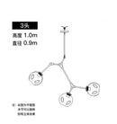 GobekUsa Contemporary Glass Bubble Chandelier for Living Room